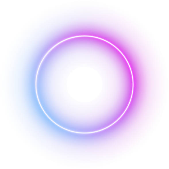 Futuristic Neon Circle